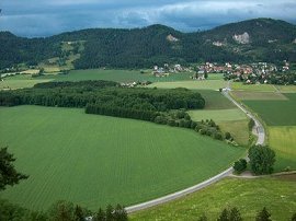 izl-kor-še en razgled z gradu