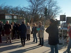 branje zahteveProtestni shod - zapora odlagališča odpadkov - 13.12.2004