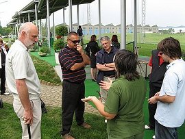 Golf turnir Rožna Dolina OPEN 2008 zbiranje udeležencev